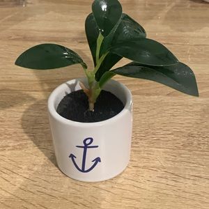 Cute small artificial potted plant